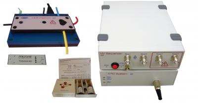 ER455 Microchip Electrophoresis bundle for lab-on-a-chip with C4D contactless conductivity detection, electro-osmotic flow EOF