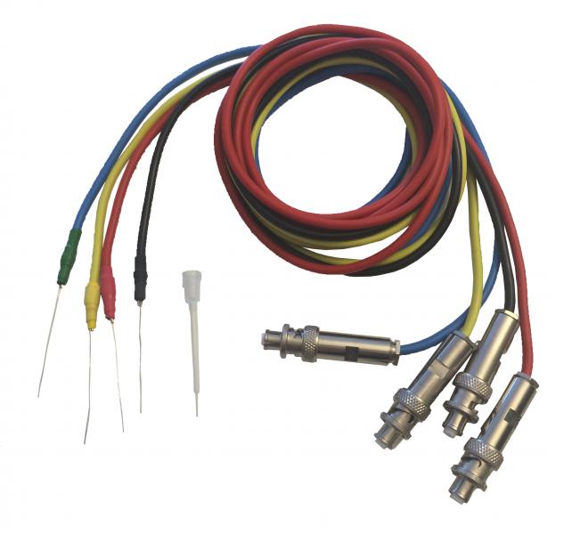 EC230 High Voltage Cables, SHV to Bare Platinum Wire