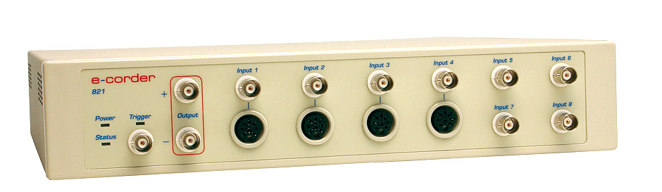 ED821 e-corder 821 High Resolution Laboratory Data Recorder ED821 e-corder 821 High Resolution Laboratory Data Recorder