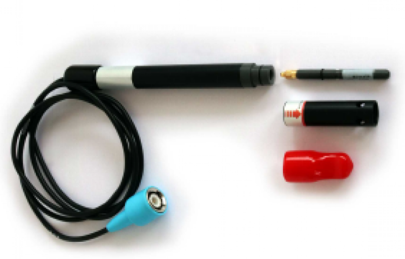ET16XX Single Ion Probe with Mini Electrode inserted ET16XX Single Ion Probe with Mini Electrode inserted