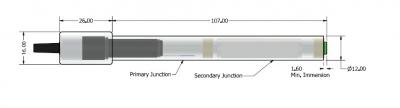 ET5733 pH Electrode - Flat Membrane Tip