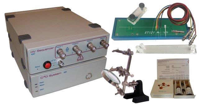ER455 Quad HV Supply MCE System Bundle for microchip electrophoresis