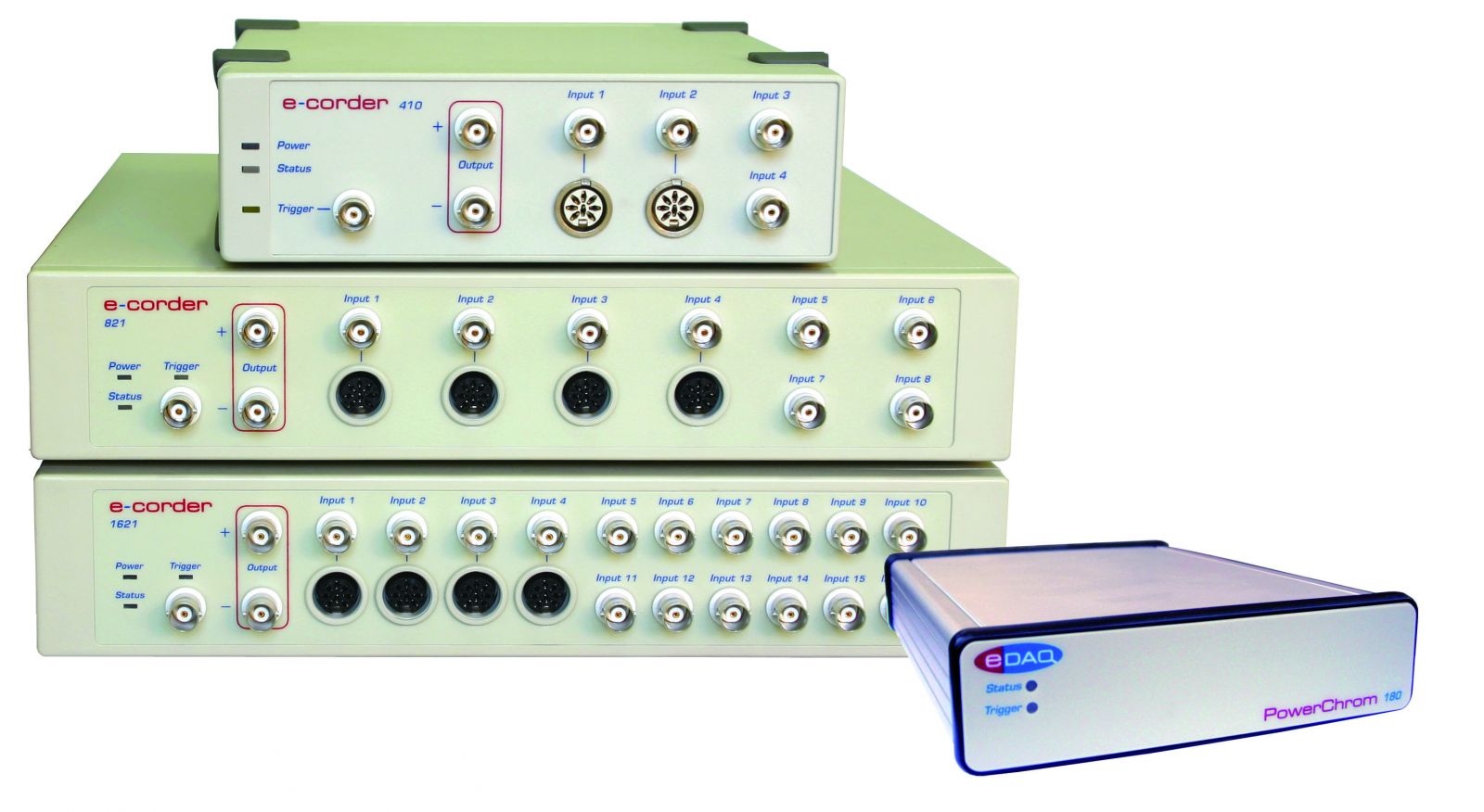 Mini-corder and e-corder data recorder and data acquisition system to replace chart recorder, XY plotter or oscilloscope